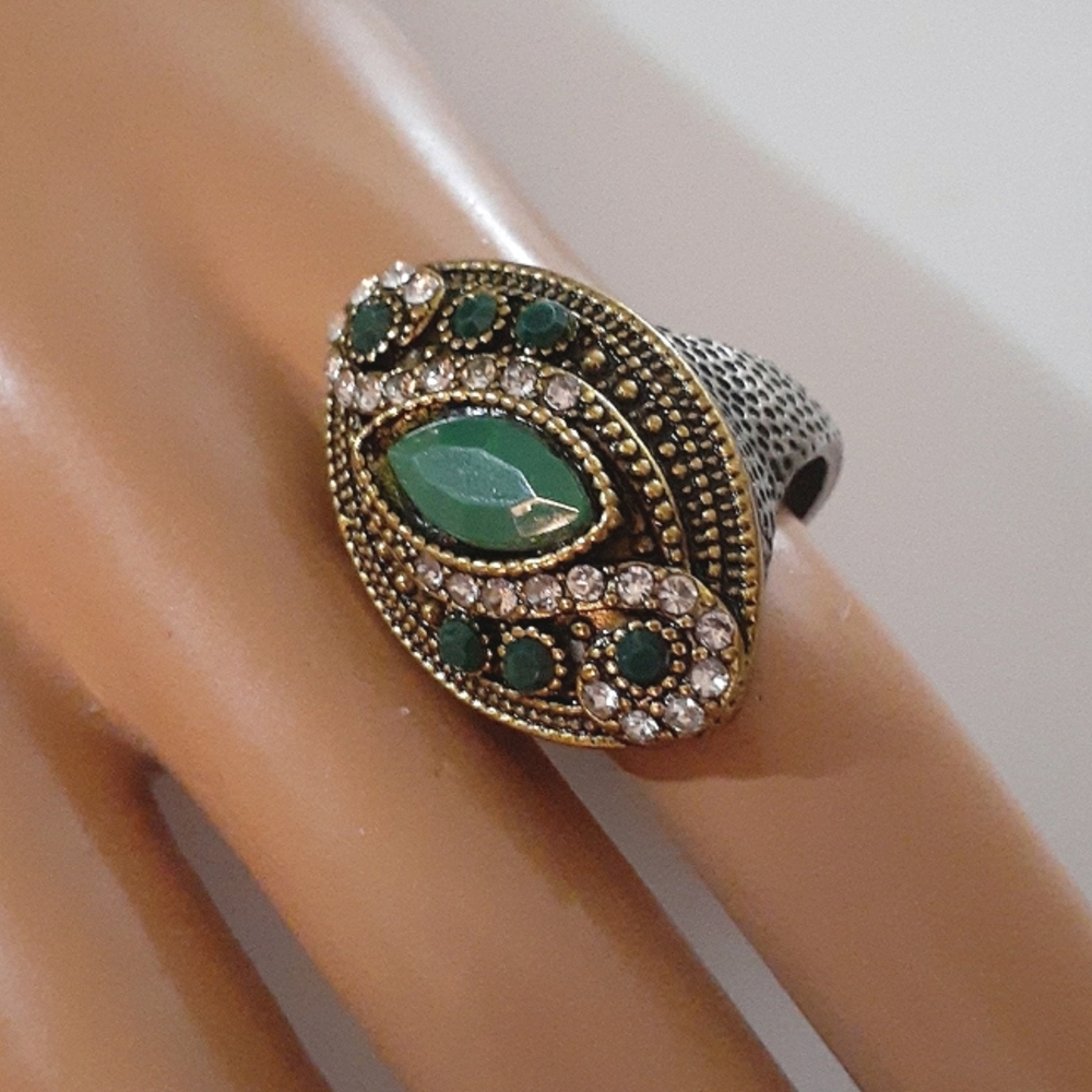 VTG Saint Patties Day 💚 Costume Sparkle Ring - Picture 7 of 7